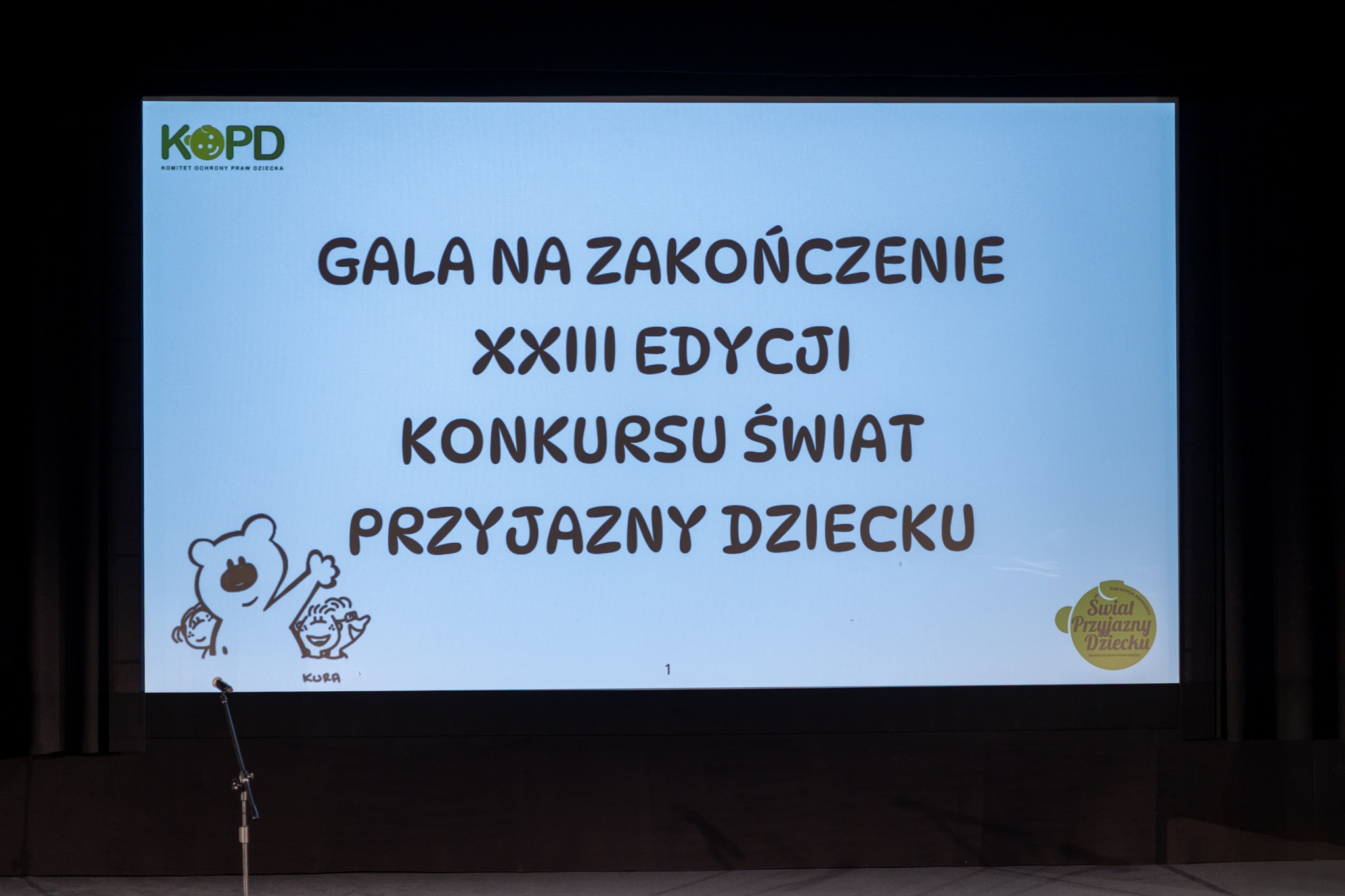 23 Gala Konkursu "Swiat przyjazny dziecku"