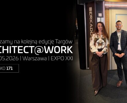 ERKADO ponownie na ARCHITECT@WORK Warsaw 2026. Jubileusz 50-lecia marki wśród architektonicznych innowacji