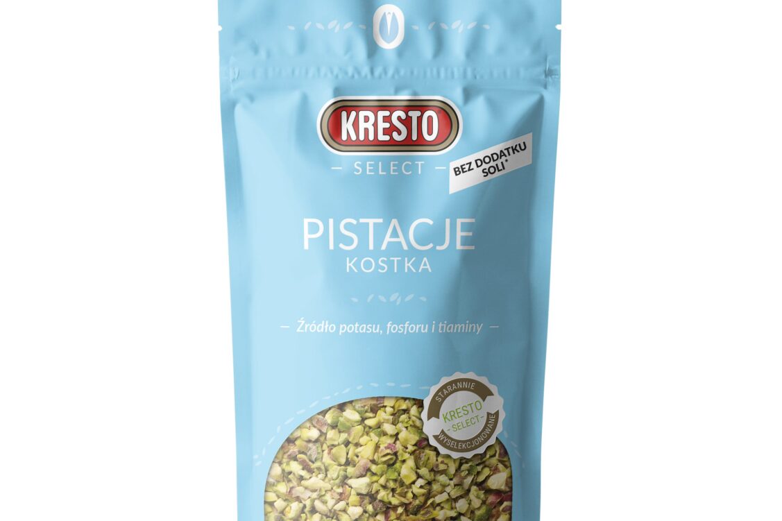 NOWOŚĆ! Pistacje i orzechy arachidowe w kostce dołączają do linii KRESTO SELECT
