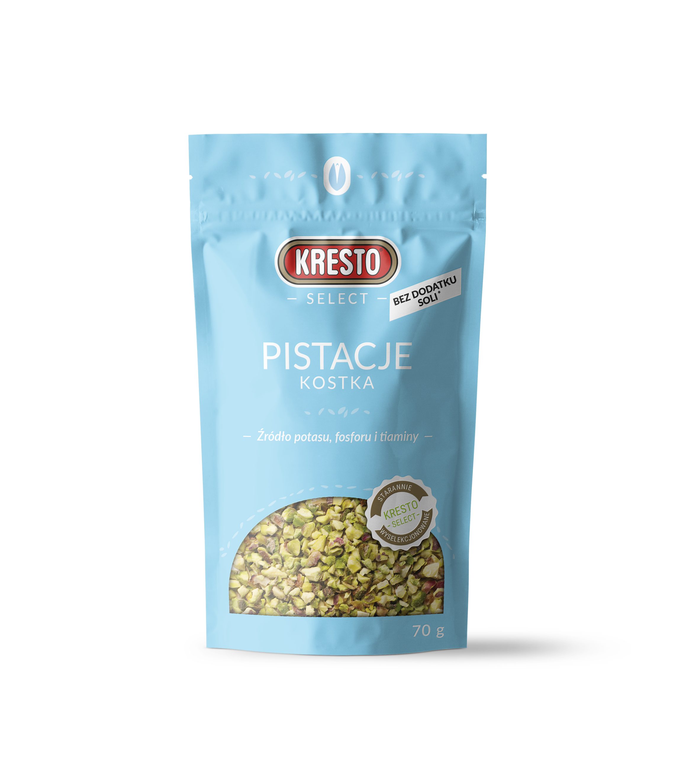 NOWOŚĆ! Pistacje i orzechy arachidowe w kostce dołączają do linii KRESTO SELECT